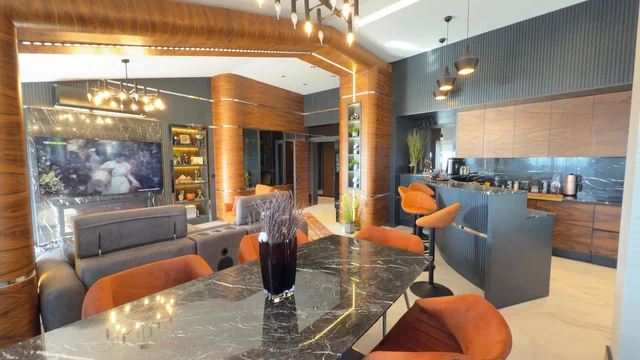 Luxe 3+1 Duplex Appartement te Koop aan Zee in Kargicak Alanya