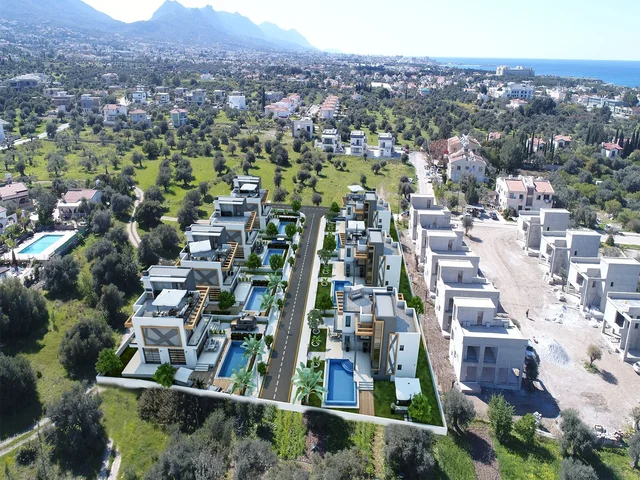 Rustige luxe: villa's met zeezicht in Catalkoy