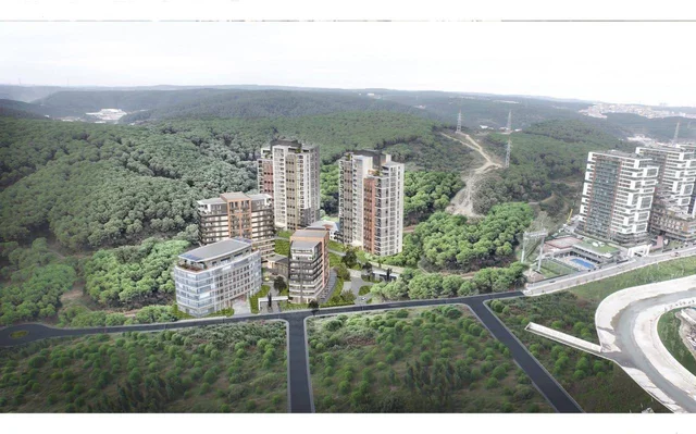 Kupite stan od 2 ili 3 spavaće sobe u Sariyertu, Istanbul, s bazenom, pravo na državljanstvo