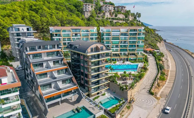 Te koop: Appartement met zeezicht in Alanya Kargicak: 1 of 2 slaapkamers beschikbaar