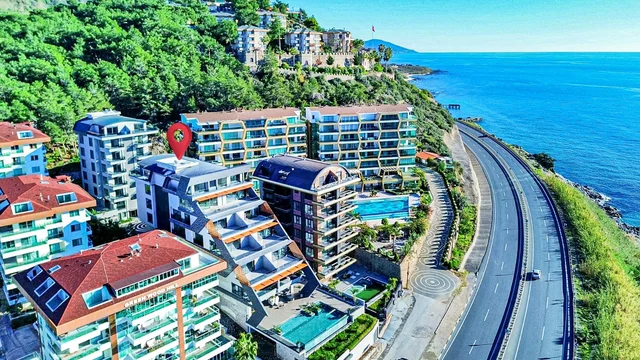 Alanya Kargıcak'ta Denize Sıfır, Adembenan Muhteşem Deniz Manzaralı, Vatandaşlık İçin Uygun Satılık Daireler: 2+1, 3+1 ve 4+1 Seçenekleri