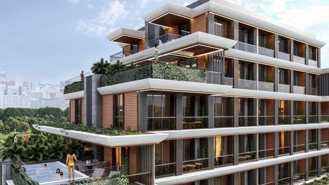 Zapanjujući apartmani smješteni u Muratpasi, Antalya