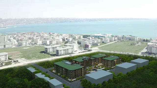 Nedavno završeni kompleks apartmana u Buyukcekmeceu,