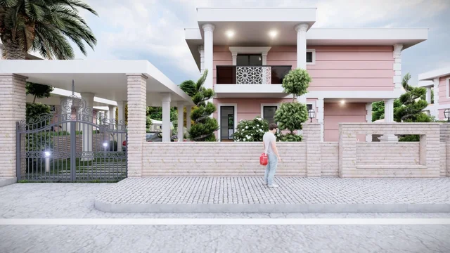 Veličanstvena vila u oblasti Kadriye blizu Beleka.