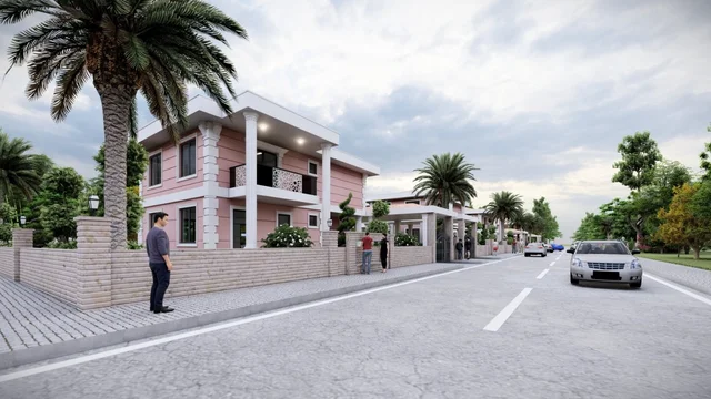 Veličanstvena vila u oblasti Kadriye blizu Beleka.