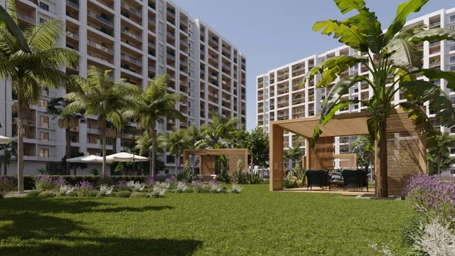 2 i 1 Spavaća Apartmana na Prodaju u Mersin Erdemli s Bazenom i Blizu Plaže