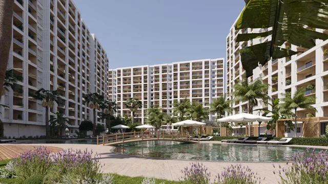 2- en 1-slaapkamerappartementen te koop in Mersin Erdemli met zwembad en dicht bij het strand