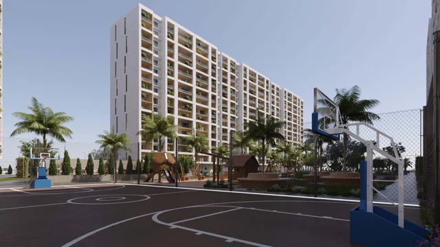 2- en 1-slaapkamerappartementen te koop in Mersin Erdemli met zwembad en dicht bij het strand