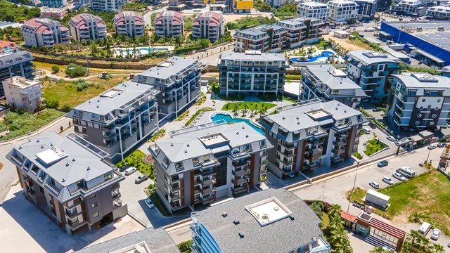 Jedinstveni 2+1 stan na prodaju u najvećem kompleksu u Oba, Alanya