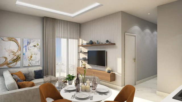 Alanya Kleopatra'da Satılık 1+1 Daire