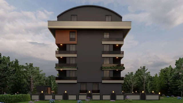 Luxe appartementen met twee slaapkamers in de levendige wijk Konyaaltı