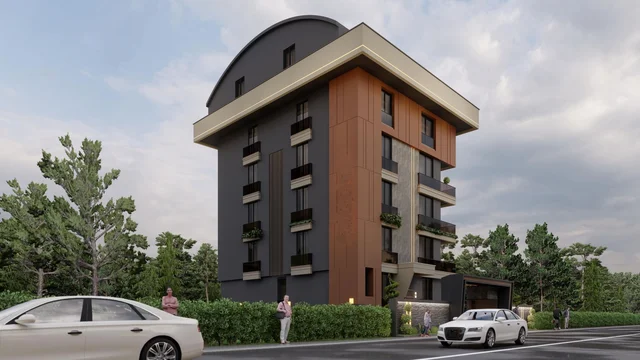 Luxe appartementen met twee slaapkamers in de levendige wijk Konyaaltı