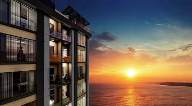 Koop 3-5 Slaapkamer Slimme Appartement in Tuzla, Istanbul met Verblijfvergunning