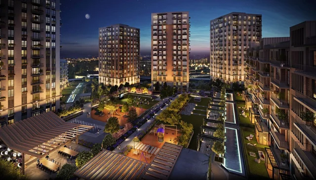 Umraniye-appartementen te koop: 1-2 slaapkamers met zwembad en burgerschap