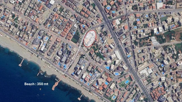 Ruim commercieel vastgoed van 636m² te koop in Alanya Oba
